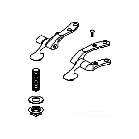 Kohler Hinge Assembly, Chrome 84707-CP